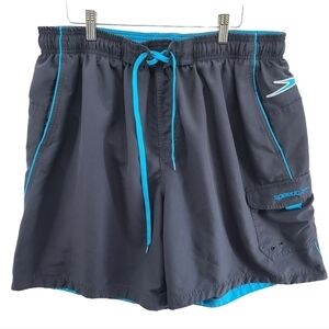 Speedo Men's Swim Trunks Shorts Suit Blue XXL